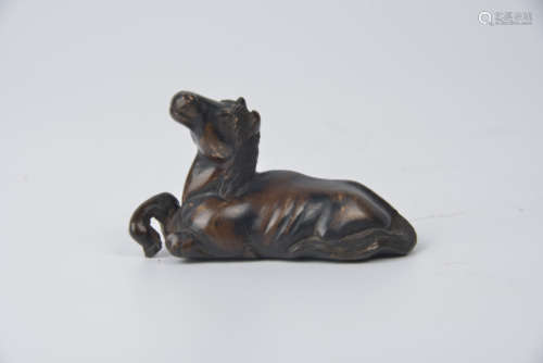 Bronze animal paperweight