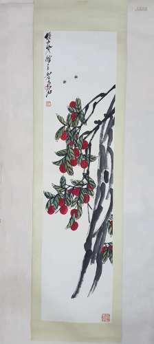 Chinese Scroll Painting,Qi Baishi(1864-1957)