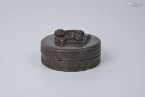 Copper lidded box