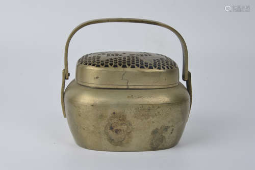 White Bronze Hand Stove