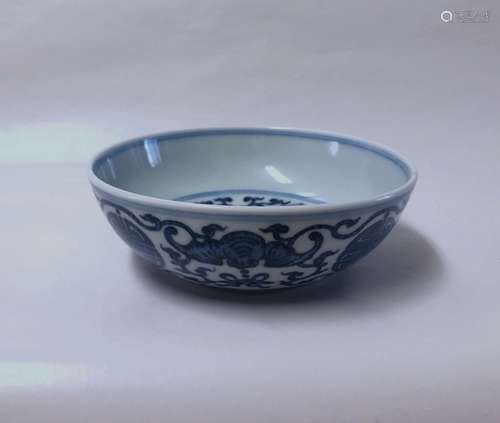 Chinese Blue Chinese Blue And White Porcelain Bowl