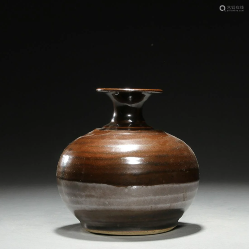 Ancient glaze plum jar