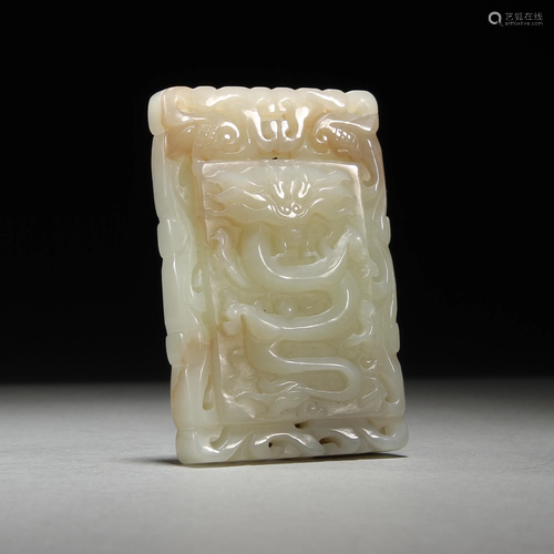 Hetian jade dragon brand