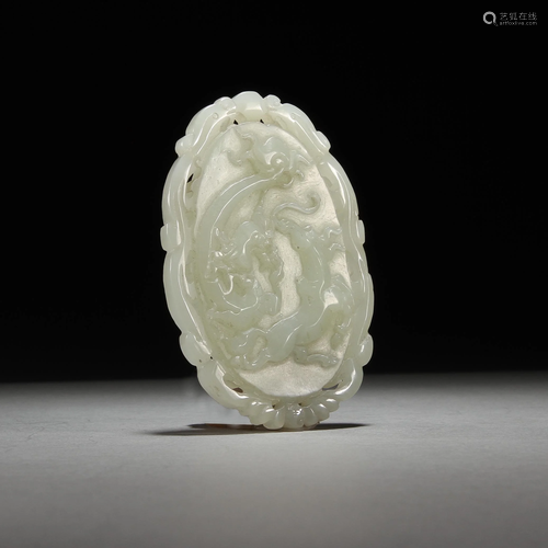 Hetian jade dragon brand