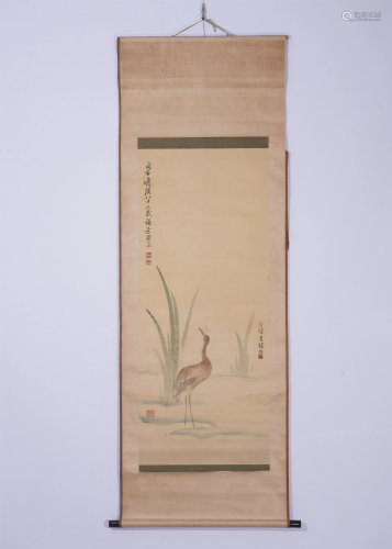 A CHINESE PAINTING OF BIRD