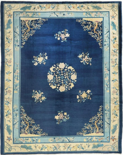 Chinese Antique Carpet, Handknotted, 286 x 354 cm.