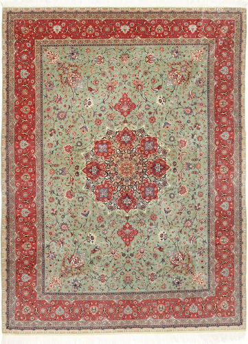 Tabriz 50 Raj Carpet, Iran, Handknotted, 290 x 387 cm.