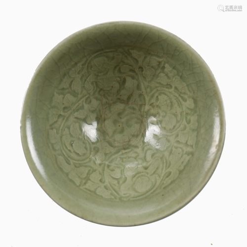 A Chinese celadon glazed porcelain bowl.