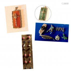 Earrings/brooch,Estate Jewelry