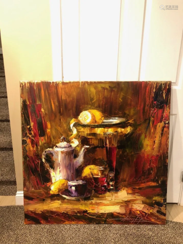 Oil On Canvas Painting