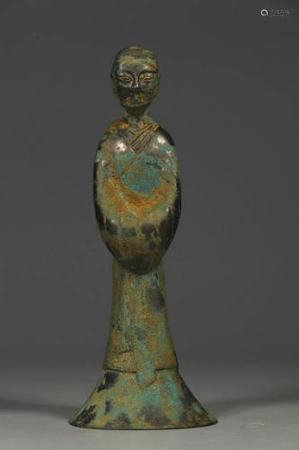 Han Dynasty - Bronze Figure Ornament