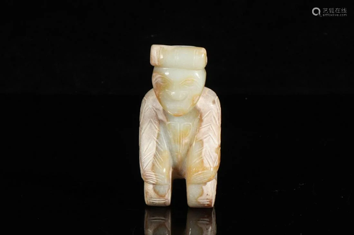 White Jade Figure Ornament