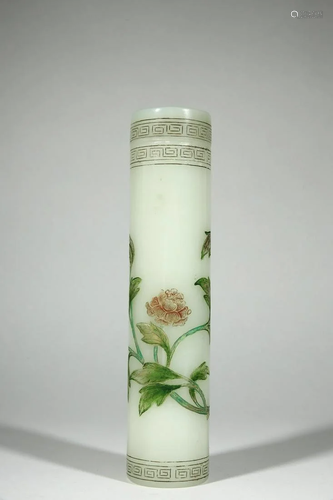 White Jade Peony Incense Burner