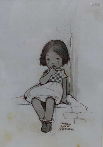 §Mabel Lucie Attwell (1879-1964), ink and monochrome waterco...