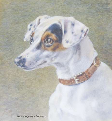 Fannie Moody (1861-1948), watercolour, Jack Russell, 27. 5 x...