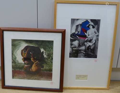 Patrick Conrad, two lithographs, signed in pencil and dated ...