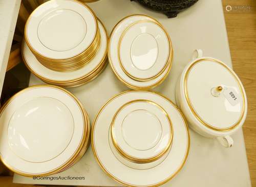 A Coalport bone china 'Connoiseur' part dinner service.