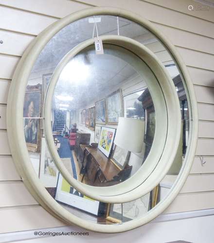 A Julian Chichester marginal plate convex wall mirror. D-102...