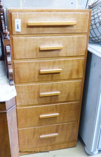 Mid century design six drawer Rowley Gallery chest. W-52, D-...