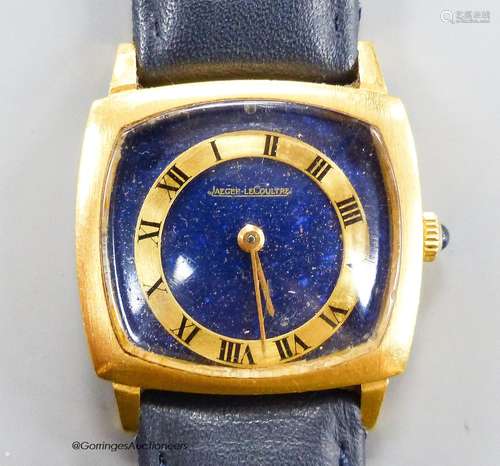 A lady's? 18k yellow metal Jaeger LeCoultre manual wind dres...