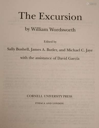 ° Wordsworth, William- The Excursion (The Cornell Wordsworth...