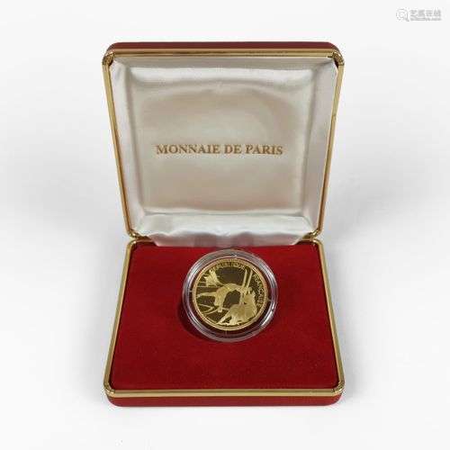 Pièce commémorative de 500 francs des Jeux Olympiques d'Albe...