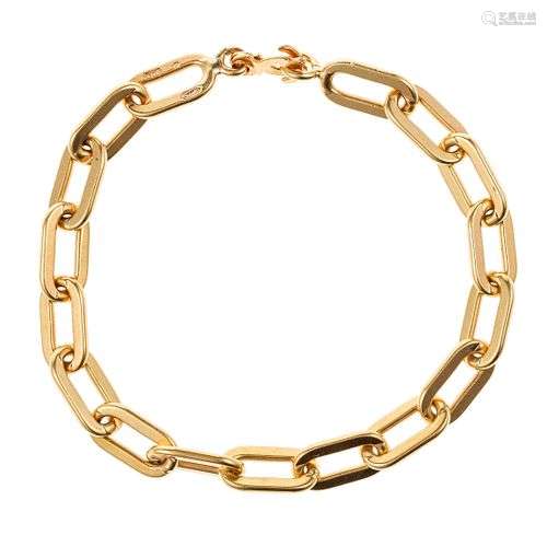 Bracelet à maille ovale Or 585, L 17 cm, 17 g