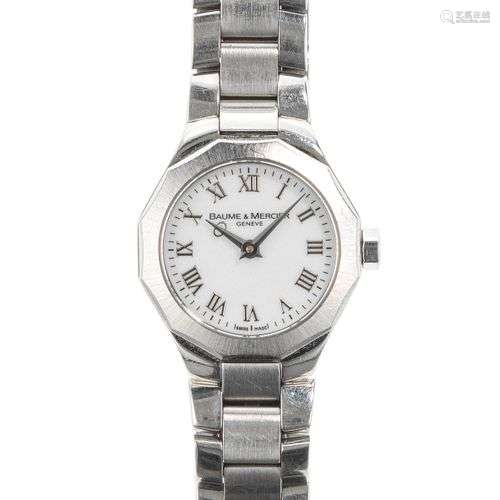 Baume & Mercier, Riviera, montre-bracelet ronde à quartz Cad...