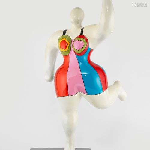 Niki de Saint-Phalle (1930-2002) Nana, polyester polychrome,...