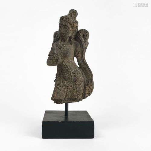 Buste de danseuse, Indonésie, XXe s Résine façon bronze, H 2...