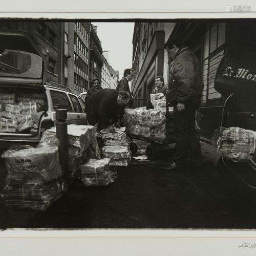 Marcel Imsand (1929-2017) 17h Paris, rue Réaumur, distributi...