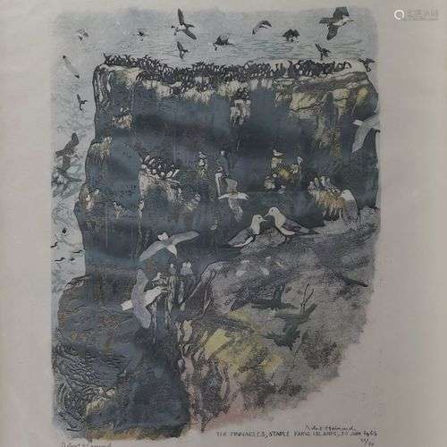 Robert Hainard (1906-1999) The pinnacles, Staple, Farne Isla...