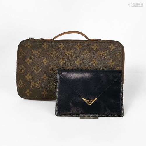 Louis Vuitton, Zippy XL, grand porte-feuille Toile enduite m...