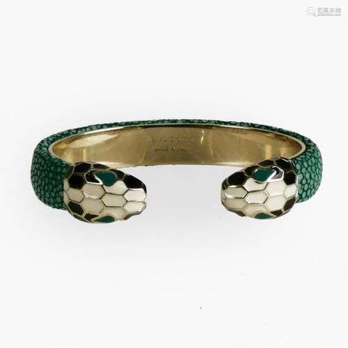 Bulgari, Serpenti, bracelet orné de deux têtes de serpents a...