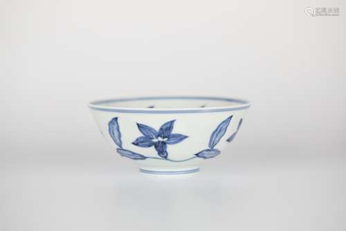 Ming Blue and White Bowl