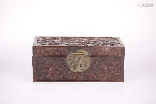 18th,Red sandalwood box