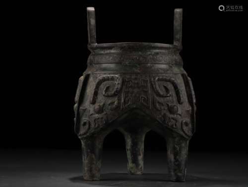 BRONZE INCENSE BURNER