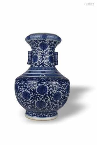 BLUE-AND-WHITE VASE