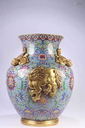 CLOISONNE VASE