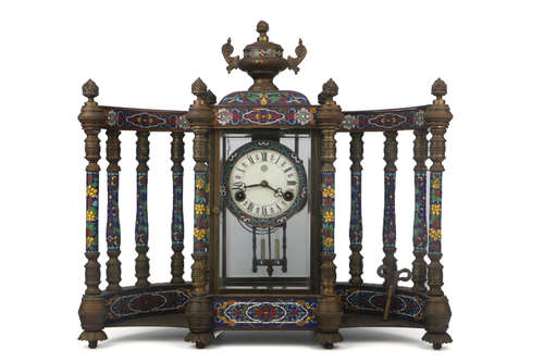 CLOISONNE CLOCK