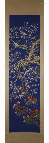 CHINESE BIRD AND FLOWER PAINTING, JIANG TINGXI