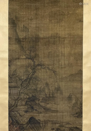 INK PAINTING OF LANDSCAPE, MA YUAN