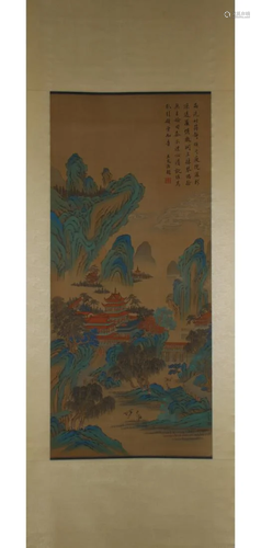 PAINTING OF PAVILION VIEW, FAN KUAN