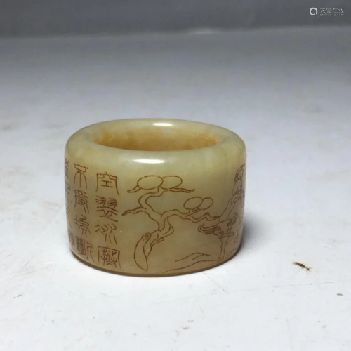 Chinese Jade Thumb ring