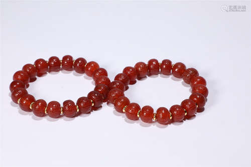 Two Coral Like Bracelets