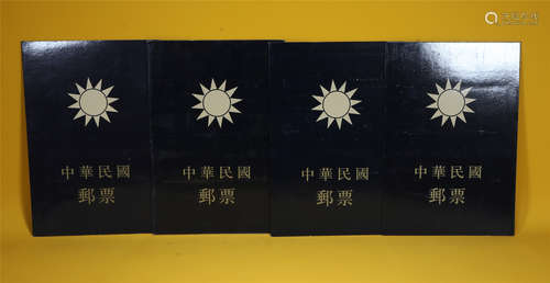 Four Chinese Stamps Album