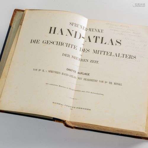 HAND-ATLAS FÜR DIE GESCHICHTE DES MITTELALTERS UND DER NEUER...