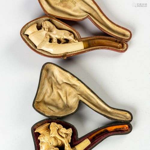 2 MEERSCHAUM-PFEIFEN