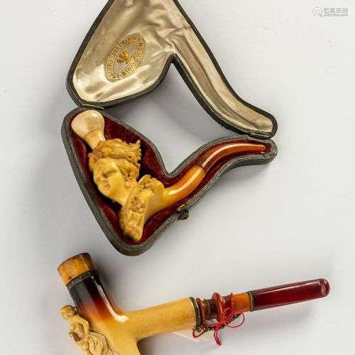 2 MEERSCHAUM-PFEIFEN