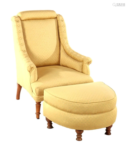 Upholstered armchair